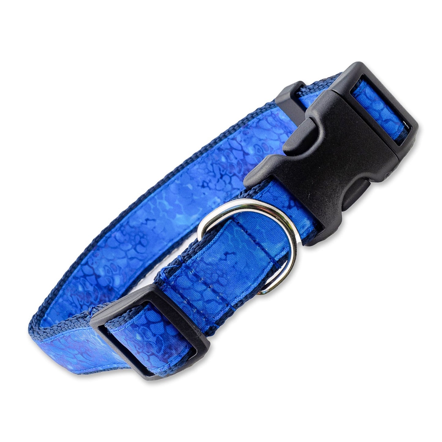 Blue Batik Inspired Dog Collars