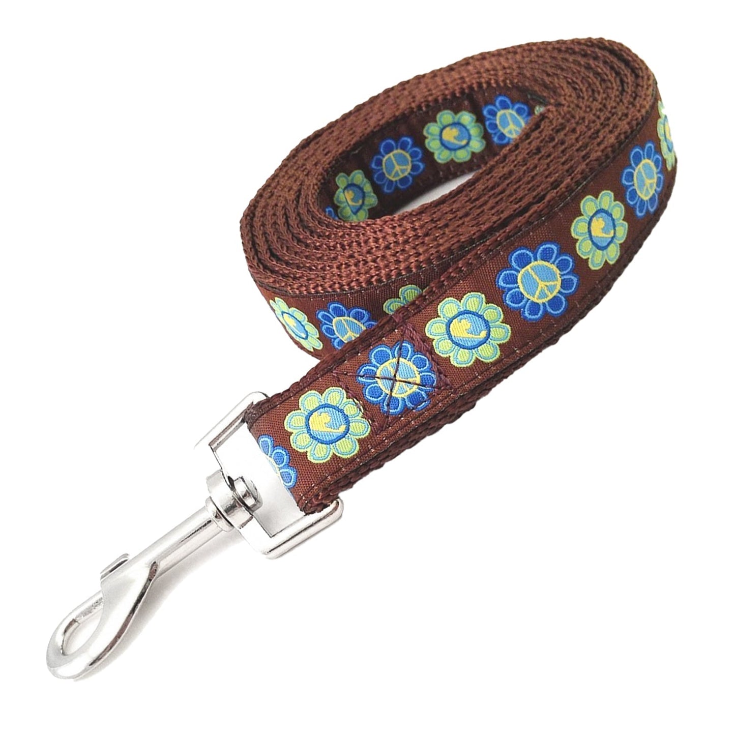 Brown Batik Inspired Dog Leash