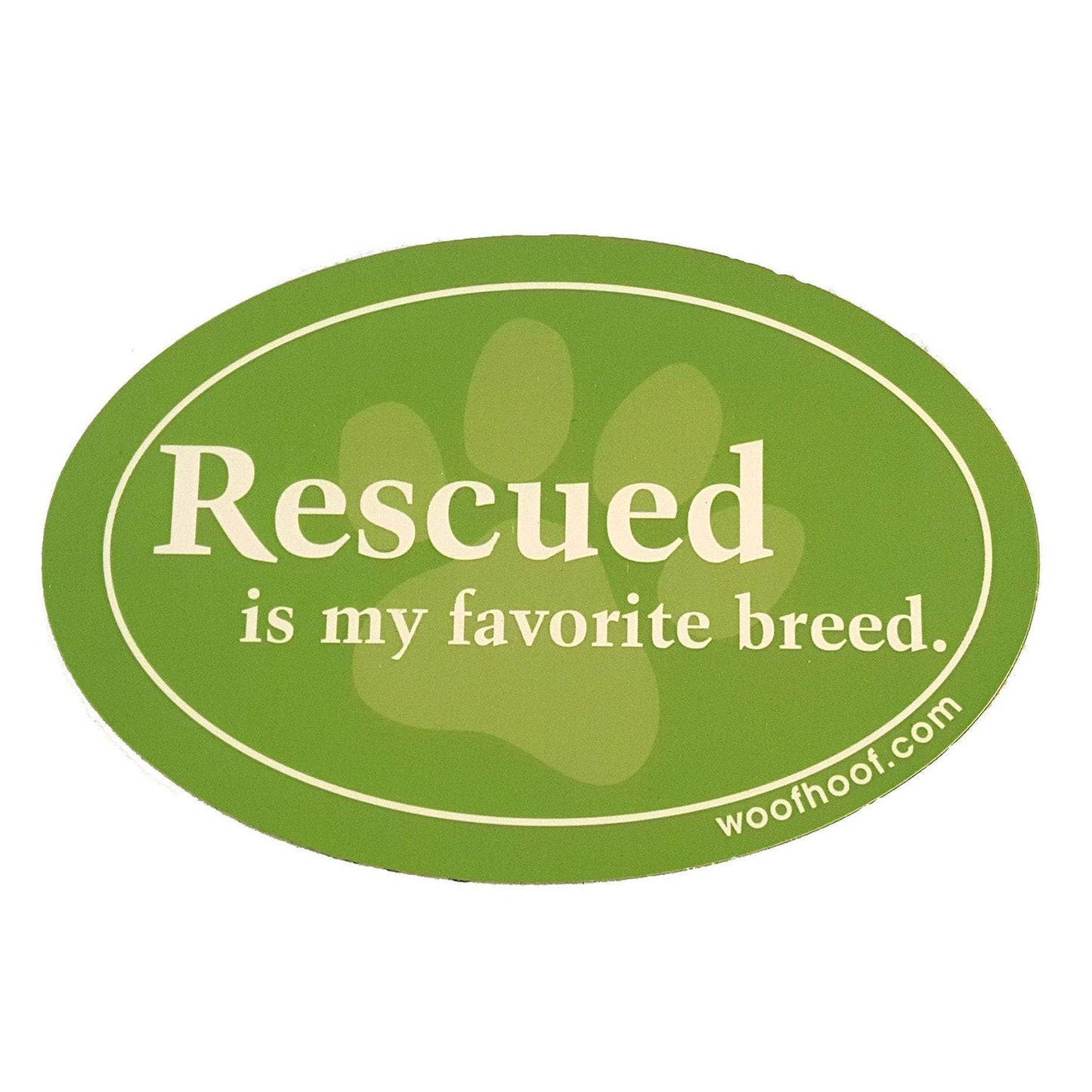 Dog Lover Magnets - Rescued is my favorite breed