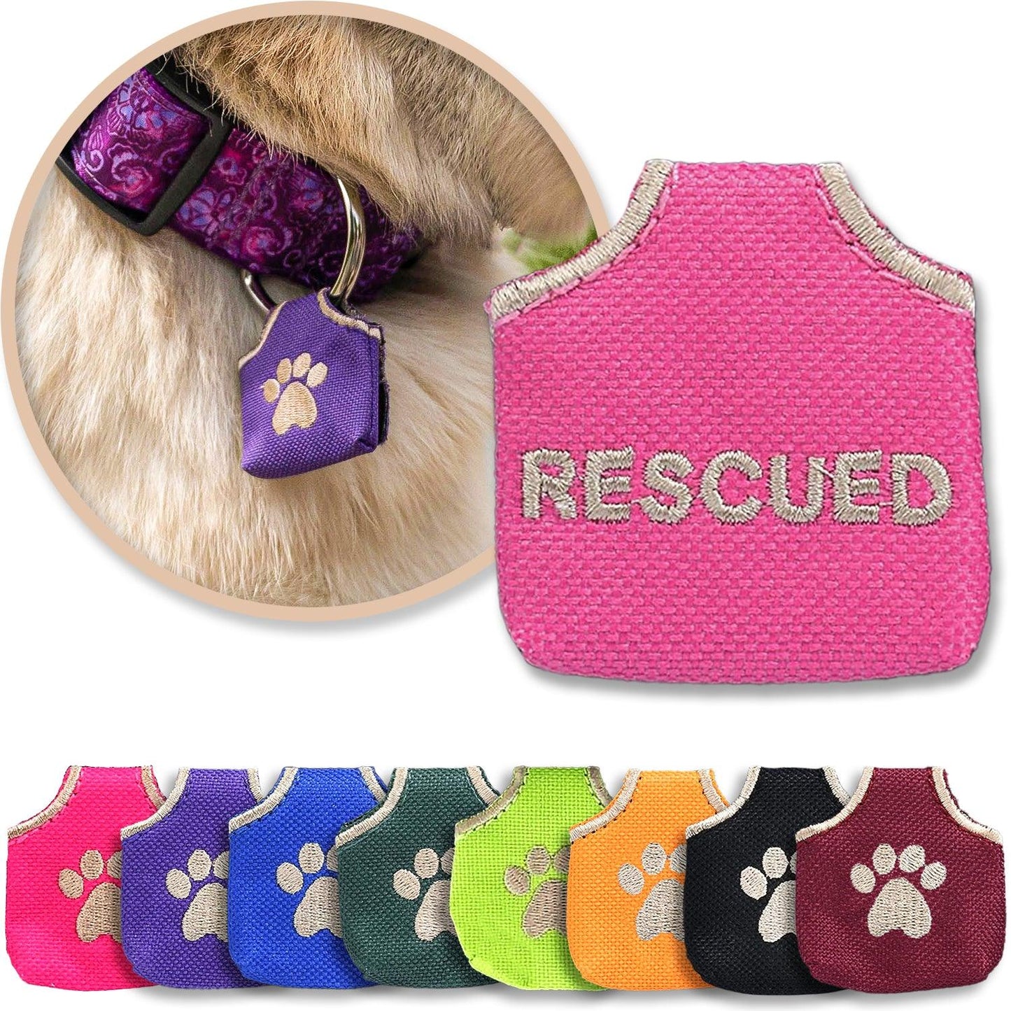 Dog Tag Silencer - The Perfect Solution for Metal ID Tags - Woofhoof#Animals & Pet Supplies