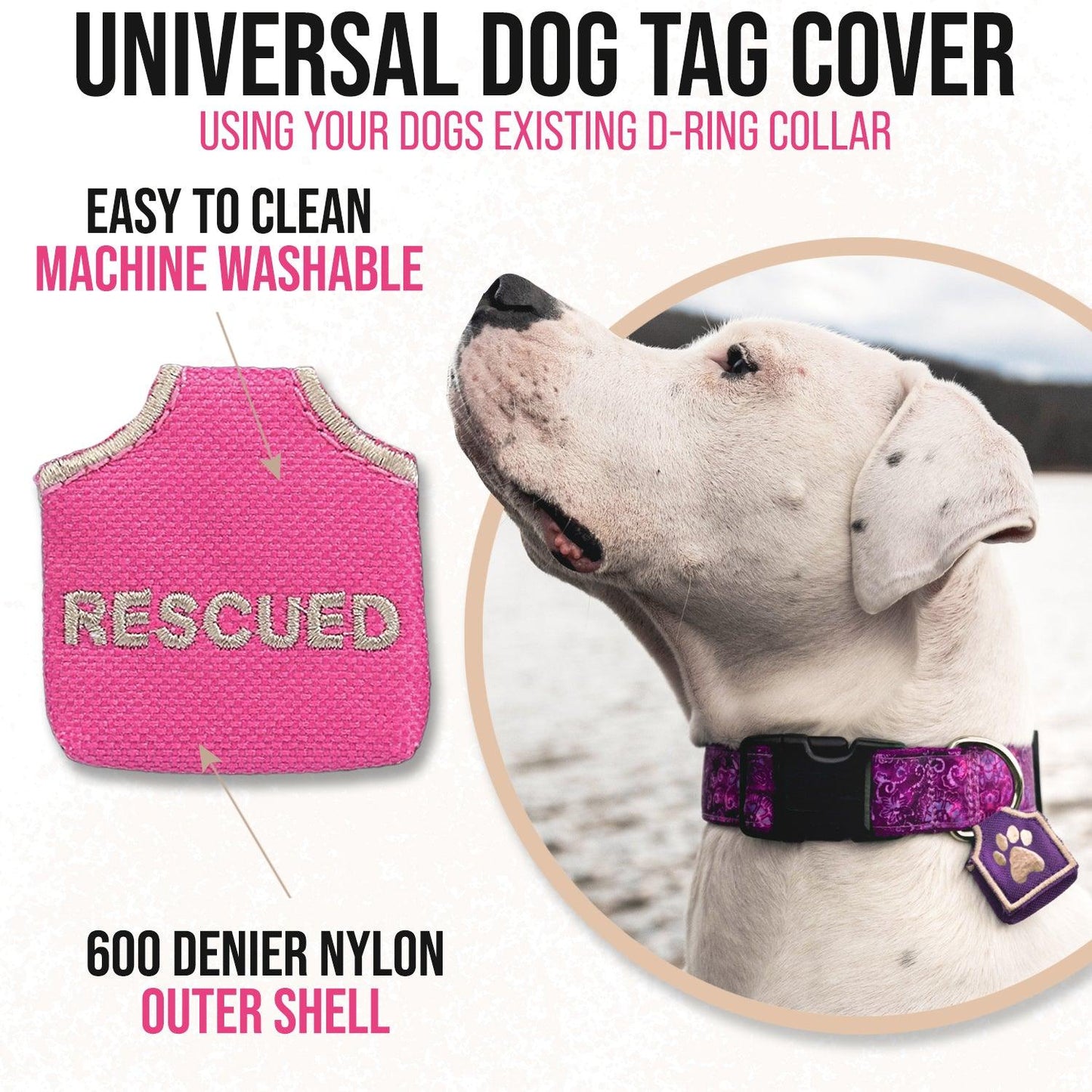 Dog Tag Silencer - The Perfect Solution for Metal ID Tags - Woofhoof#Animals & Pet Supplies