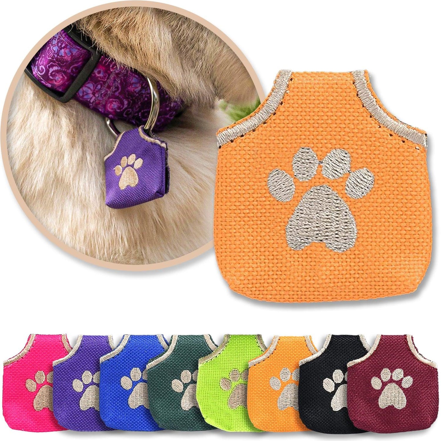 Dog Tag Silencer - The Perfect Solution for Metal ID Tags - Woofhoof#Animals & Pet Supplies