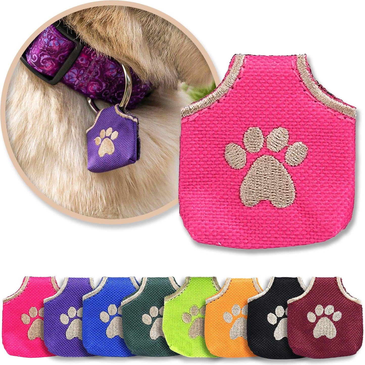 Dog Tag Silencer - The Perfect Solution for Metal ID Tags - Woofhoof#Animals & Pet Supplies