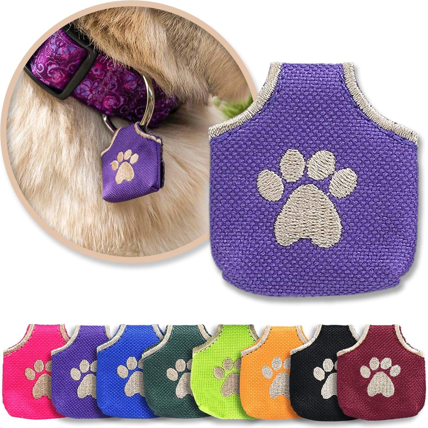 Dog Tag Silencer - The Perfect Solution for Metal ID Tags - Woofhoof#Animals & Pet Supplies