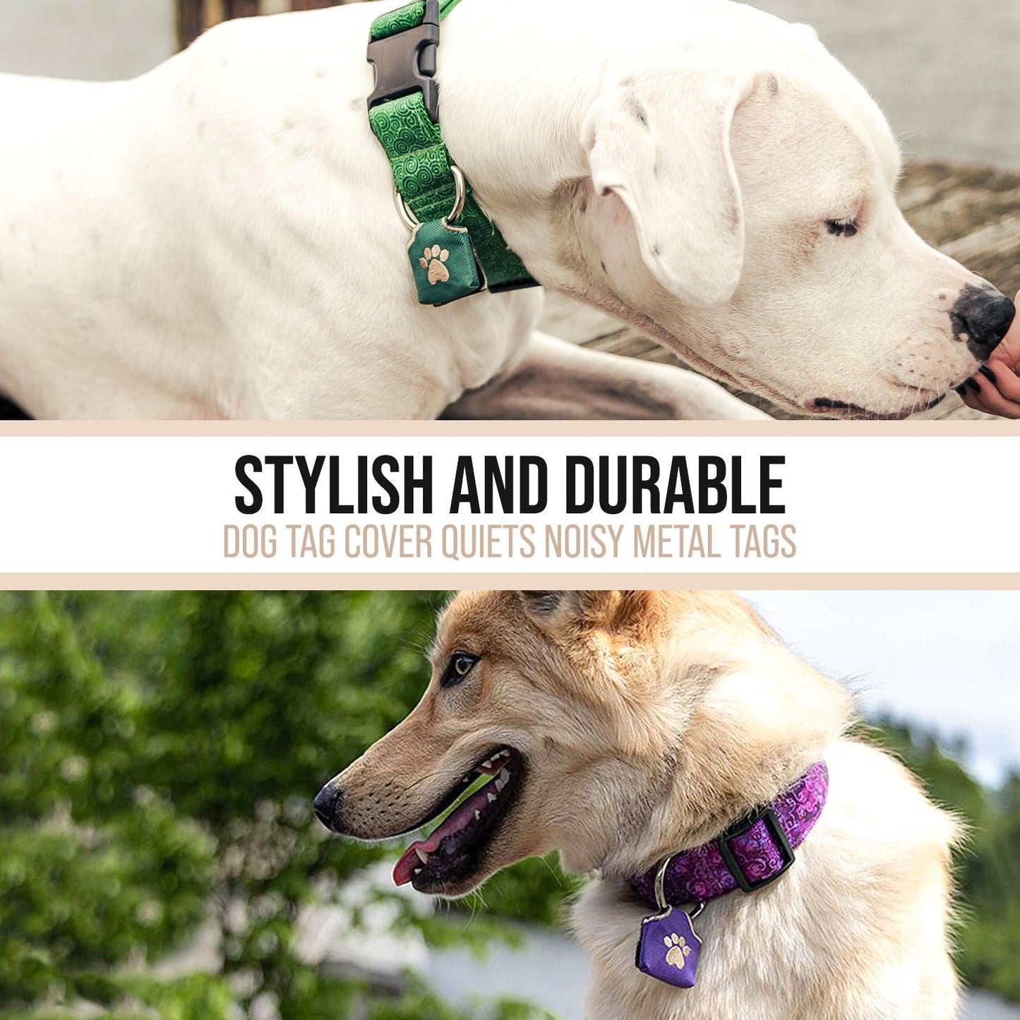 Dog Tag Silencer - The Perfect Solution for Metal ID Tags - Woofhoof#Animals & Pet Supplies