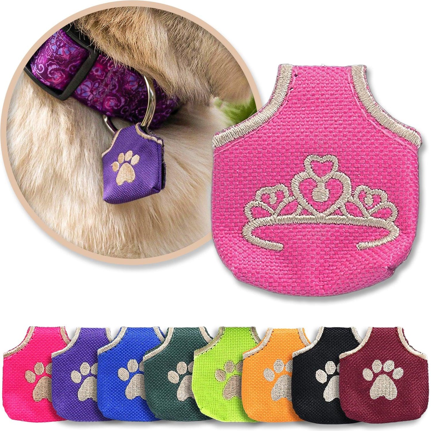 Dog Tag Silencer - The Perfect Solution for Metal ID Tags - Woofhoof#Animals & Pet Supplies