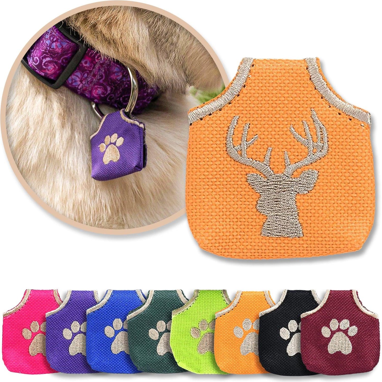 Dog Tag Silencer - The Perfect Solution for Metal ID Tags - Woofhoof#Animals & Pet Supplies