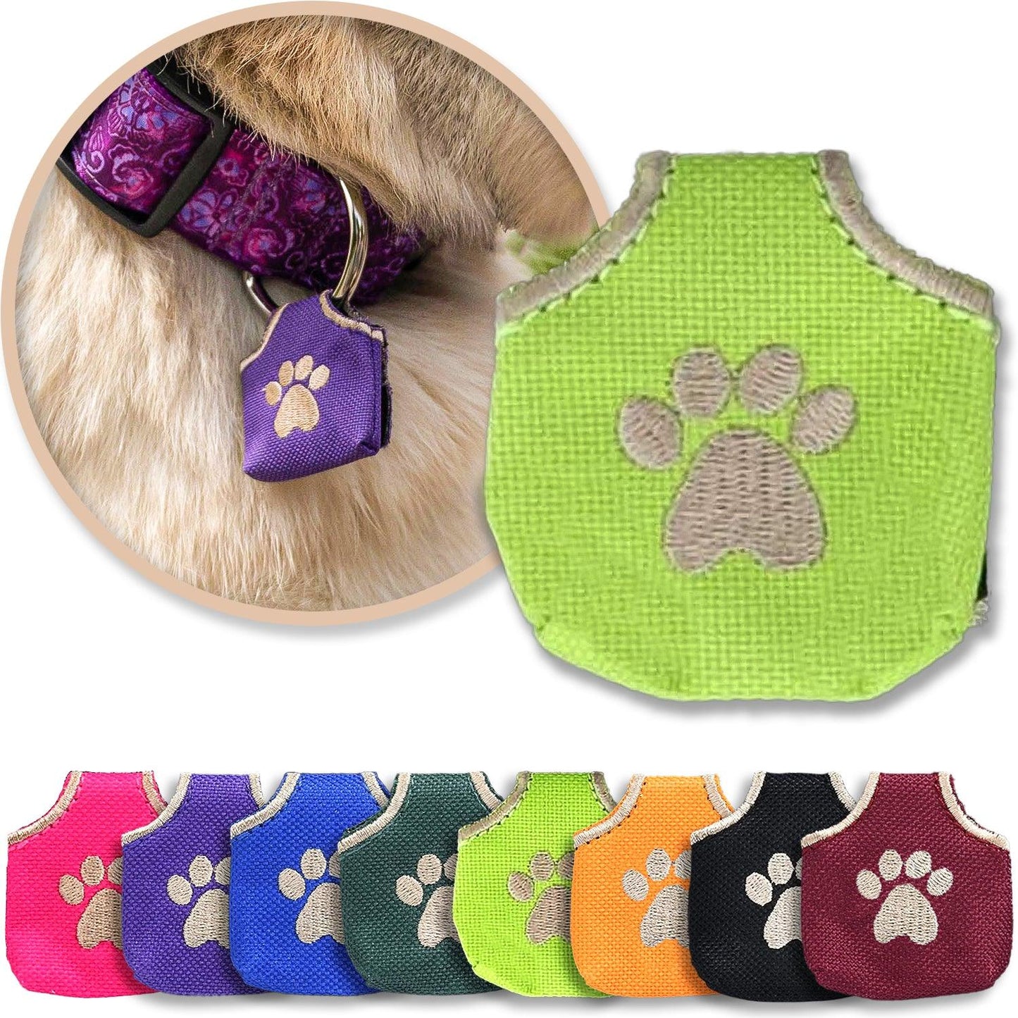 Dog Tag Silencer - The Perfect Solution for Metal ID Tags - Woofhoof#Animals & Pet Supplies