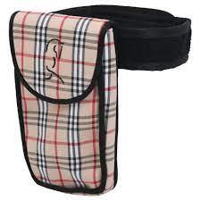 Plaid Equestrian Magnetic Cell Phone Holder