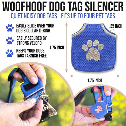 Dog Tag Silencer - The Perfect Solution for Metal ID Tags - Woofhoof#Animals & Pet Supplies