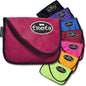 Burgundy Dog Treat Pouch shown with a variety of colors