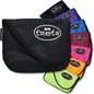 Black Dog Treat Pouch shown with a variety of colors